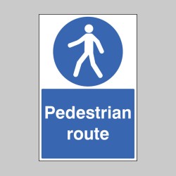 Pedestrian Route - Floor Graphic - 