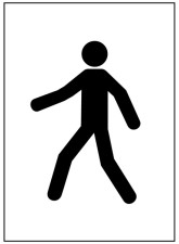Stencil - Pedestrian