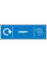 Paper - WRAP Recycling Sign